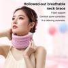 Neck Support Brace for Pain Relief Adjustable Cervical Collar Neck Sleeve with Memory Foam Neck Protectors Wraps