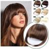 Fake Bang Hair Piece Clip In Hair Extension Fake Fringes Bang Women Natural Air Bangs Clip On Bangs