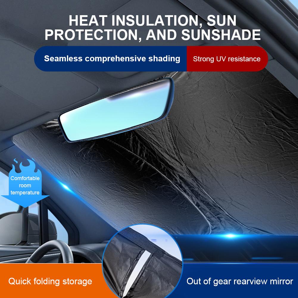 Front Window Parasol Coche Foldable Front Window Protection Parasol UV Protection Car Windshield Sun Shade for Sedan SUV Vehicle