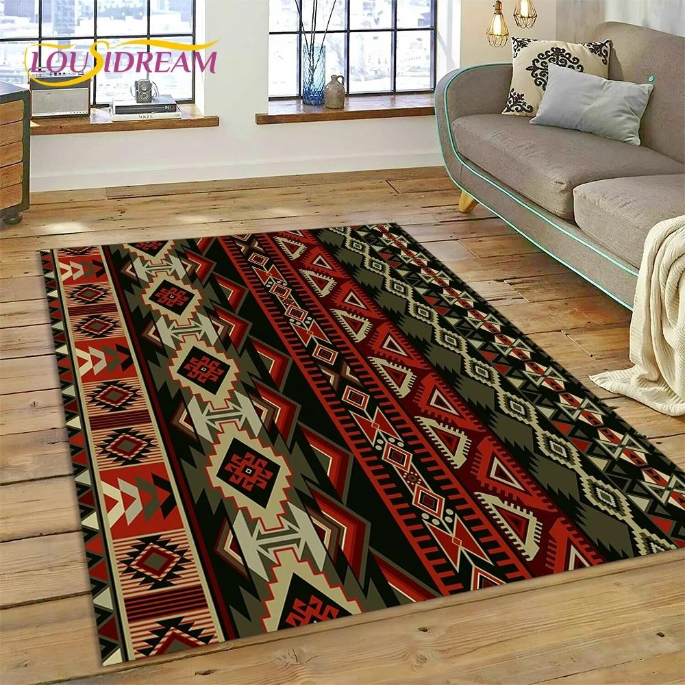 Последний скандинавский турецкий ковер в стиле Богемия Кельт для гостиной, спальни, домашнего декора, напольный коврик, нескользящее украшение для дивана, коврик для двери