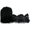 Black Lace Trim Polyester Black Lace Trim Decorative Ribbon Lace Dress Embellishment