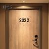 House Door Number Punch Free Self-adhesive Rustproof Corrosion Resistant Easy Installation Garden Door Address Number