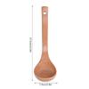 Wood Grain Texture Cooking Spoon Extra Long Handle Kitchen Spoon Deep  Spoon  Food Preparation