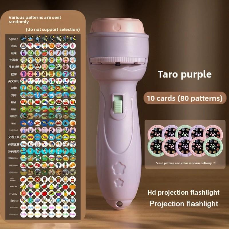 Christmas Cartoon Projection Flashlight Creative Children Flashlight Toy Projector Baby Toys Bedtime Story Book Toy for Kids