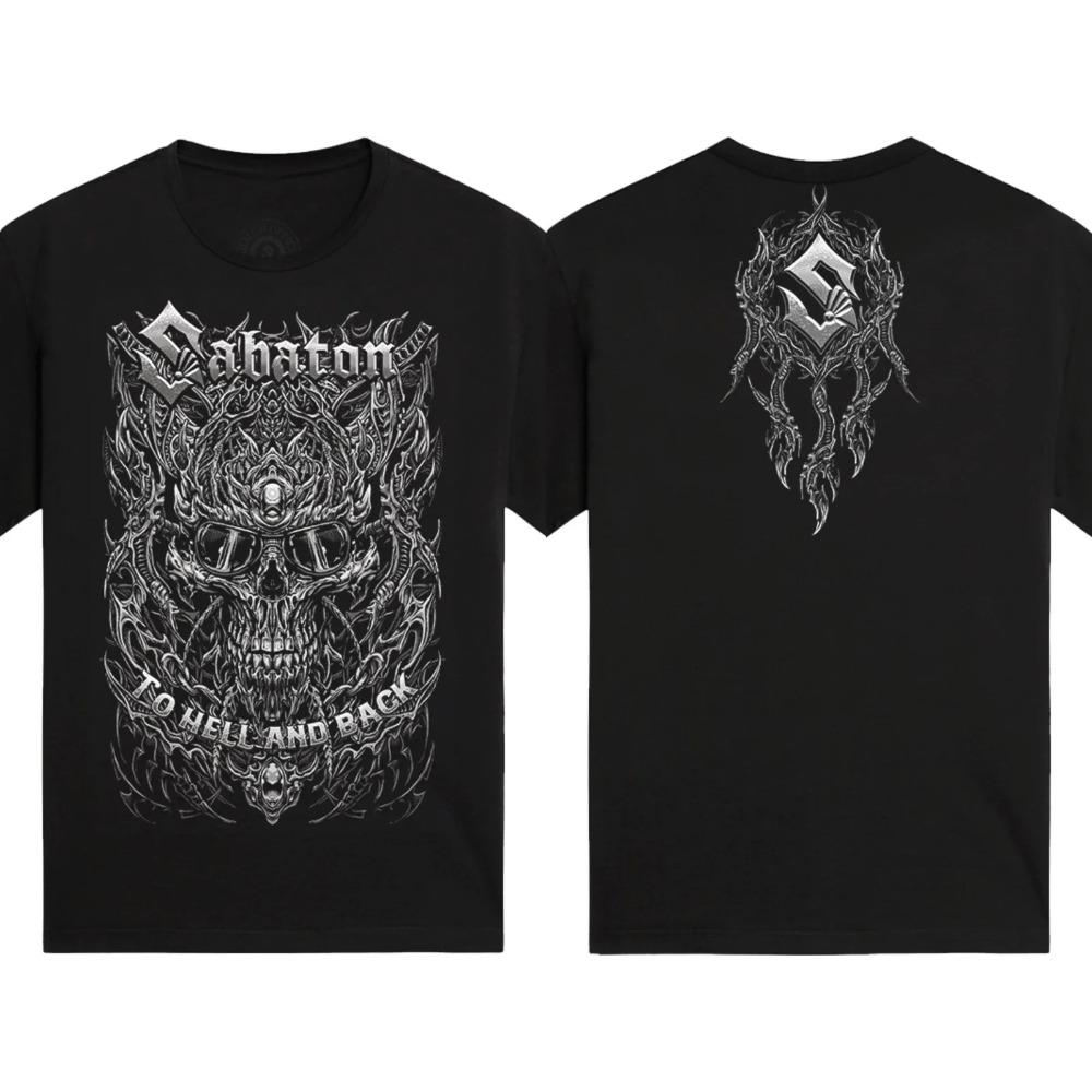 Новые Горячие Официальные Графические Топы Sabaton Женские Мужские Оверсайз Футболка Y2k Хэви-метал Группа Короткий Рукав Женский Мужской Высококачественные Футболки