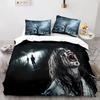 Комплект постельного белья The Living Dead Single Twin Full Queen King Size Zombie Bed Set Aldult Kid Bedroom Duvetcover Sets 3D Anime 016