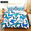 Pretty Butterfly Bedding Set Duvet Cover Set 3d Bedding Digital Printing Queen Size Bedding Set Fashion Design