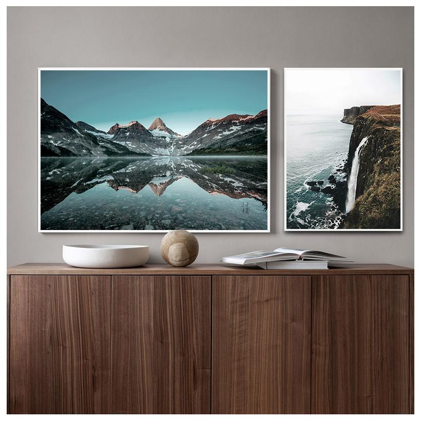 Природа Пейзаж Плакат Скандинавский Стиль Гора Любовь Цитаты Печать Настенная Картина Холст Картина Скандинавское Украшение Дома Без Рамки