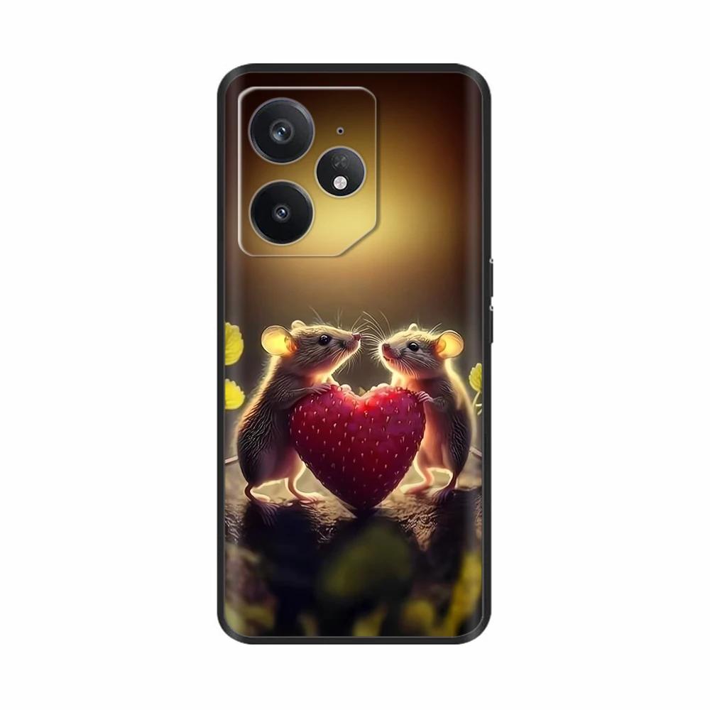 Для Realme Neo 7 Чехол Цветок Птица Мягкий Силикон ТПУ Чехол для Телефона Funda Для Realme Neo7 Чехол Realmi Neo 7 Coque Сумки для Телефона Чехлы