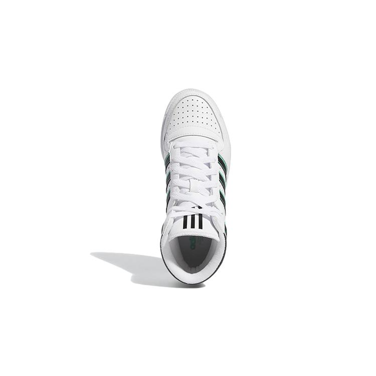 adidas Оригинальные Топ-Десять Rb J Повседневные Высокие Детские Скейтбордические Ботинки Белый Черный Зеленый HR1416
