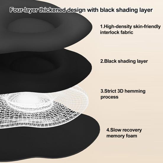 3D контурная маска для сна Дышащая повязка на глаза с дизайном нулевого давления Максимально светонепроницаемая маска для глаз для глубокого сна для дневного сна и путешествий