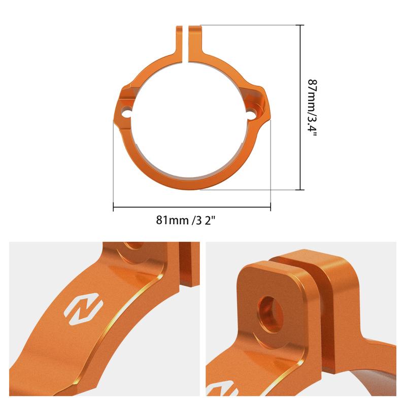 For KTM 2024-2025 EXC 300 EXC 250 XCW 300 250 Exhaust Flange Clamp Guard SX 250 SX 300 XC 250 XC 300 2023-2025 For GasGas EC 300