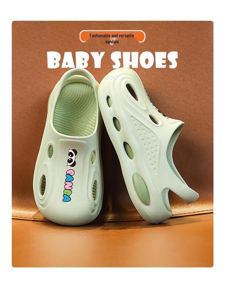 Детские летние сандалии-слипоны: Легкая, удобная пляжная обувь для мальчиков и девочек