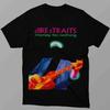 Винтажная черная футболка из плотного хлопка Dire Straits Live In Concert, все размеры JU198