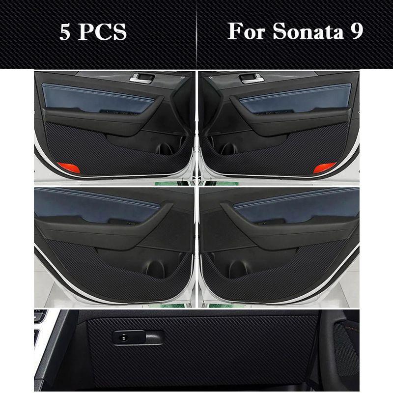 Для Hyundai Sonata 8 9 10 11 Накладка на дверь автомобиля от пинков Наклейка для защиты салона Декоративная наклейка для модификации Автоаксессуары