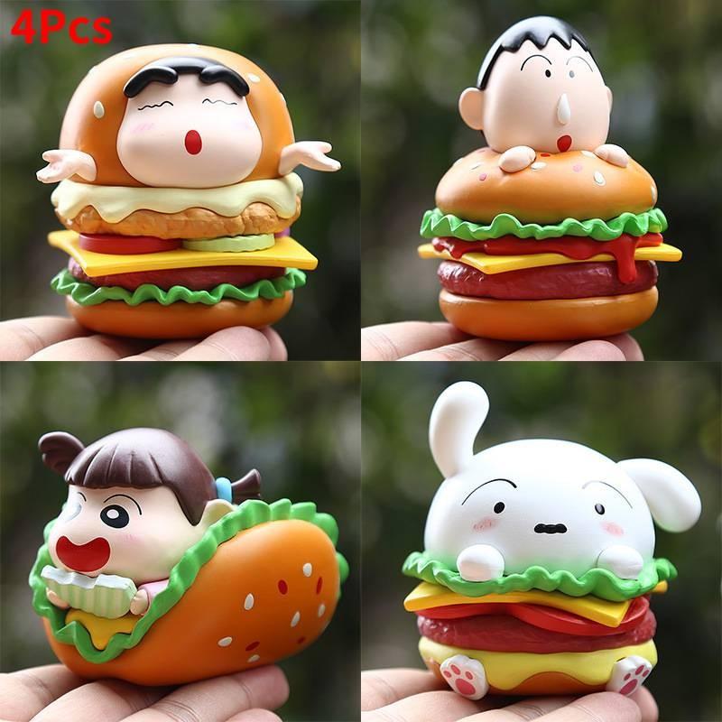 Chan Shin Crayon Character Food Model Toys Cute Cartoon Tabletop Decoration