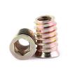 Wood Furniture Carbon Steel Hex Socket Drive Insert Nuts Threaded (M10*25mm)