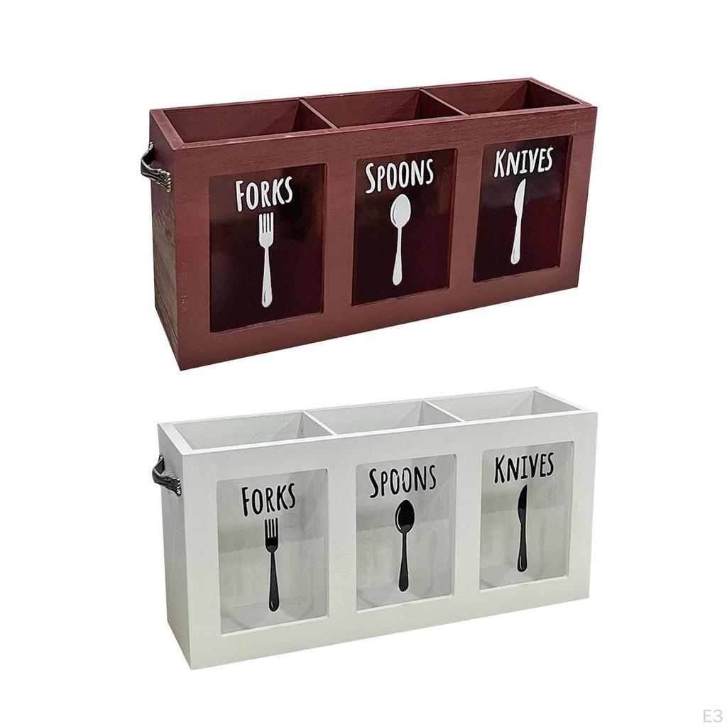Органайзер для столовых приборов для кухонной утвари, контейнер для хранения ложек и вилок