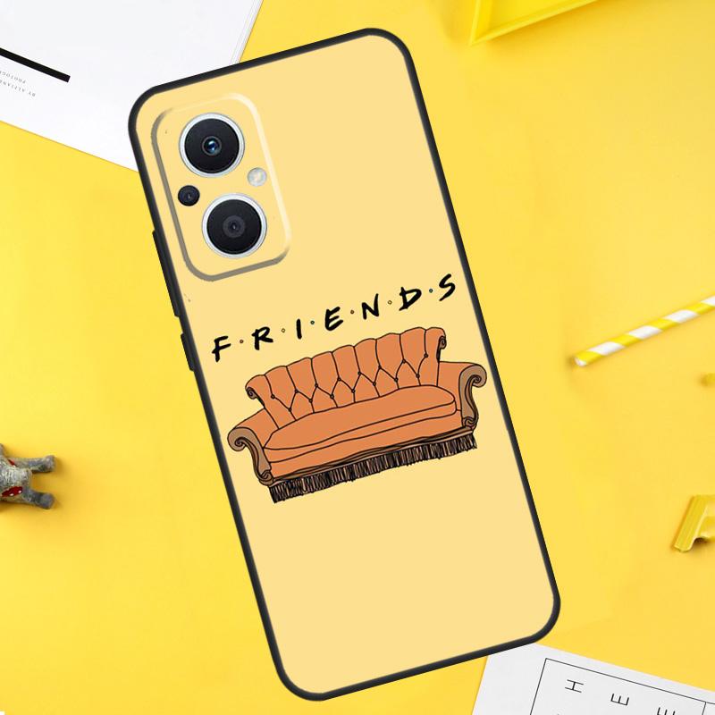 ИКОНИЧНЫЙ чехол для телефона OPPO Reno 10 8 Pro 4 5 6 7 Lite 8T 4Z 5Z OPPO Find X6 Pro X2 X3 Neo X5 Lite с изображением из сериала ДРУЗЬЯ