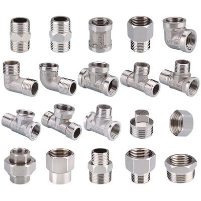Нержавеющая сталь 1/2" 3/4" BSP внутренняя наружная резьба тройник редукционный колено стыковое соединение адаптер переходник муфта сантехническая арматура