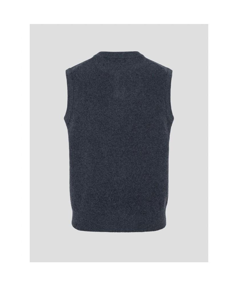 Beanpole Men Button Neck Vest - Ash