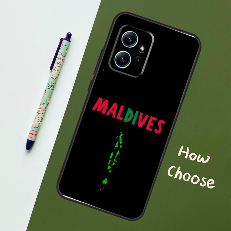 Паспорт Мальдив для Xiaomi Redmi Note 12S 11S 10S 9S Note 12 8 9 10 11 Pro Чехол для телефона Redmi 12 9 C 10C