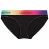 Rainbow Series Semi-Coverage Triangle Underwear Women Underwear Black QF6539AD-UB1