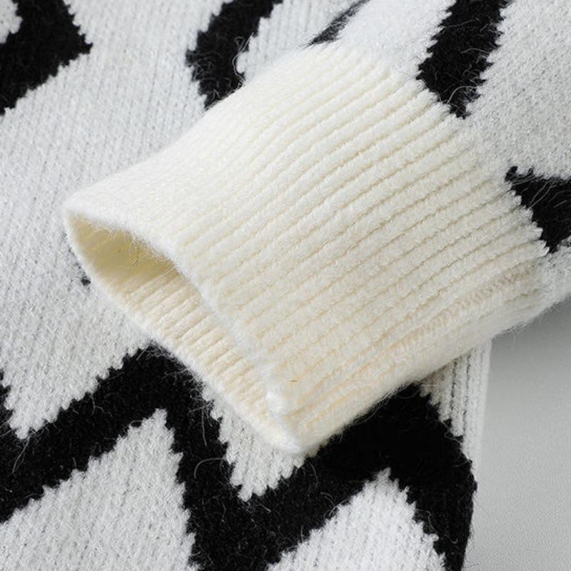 Свободный вязаный свитер, мужской осенне-зимний новый стильный теплый свитер с круглым вырезом, тканый свитер, мужская модная рубашка Explosion