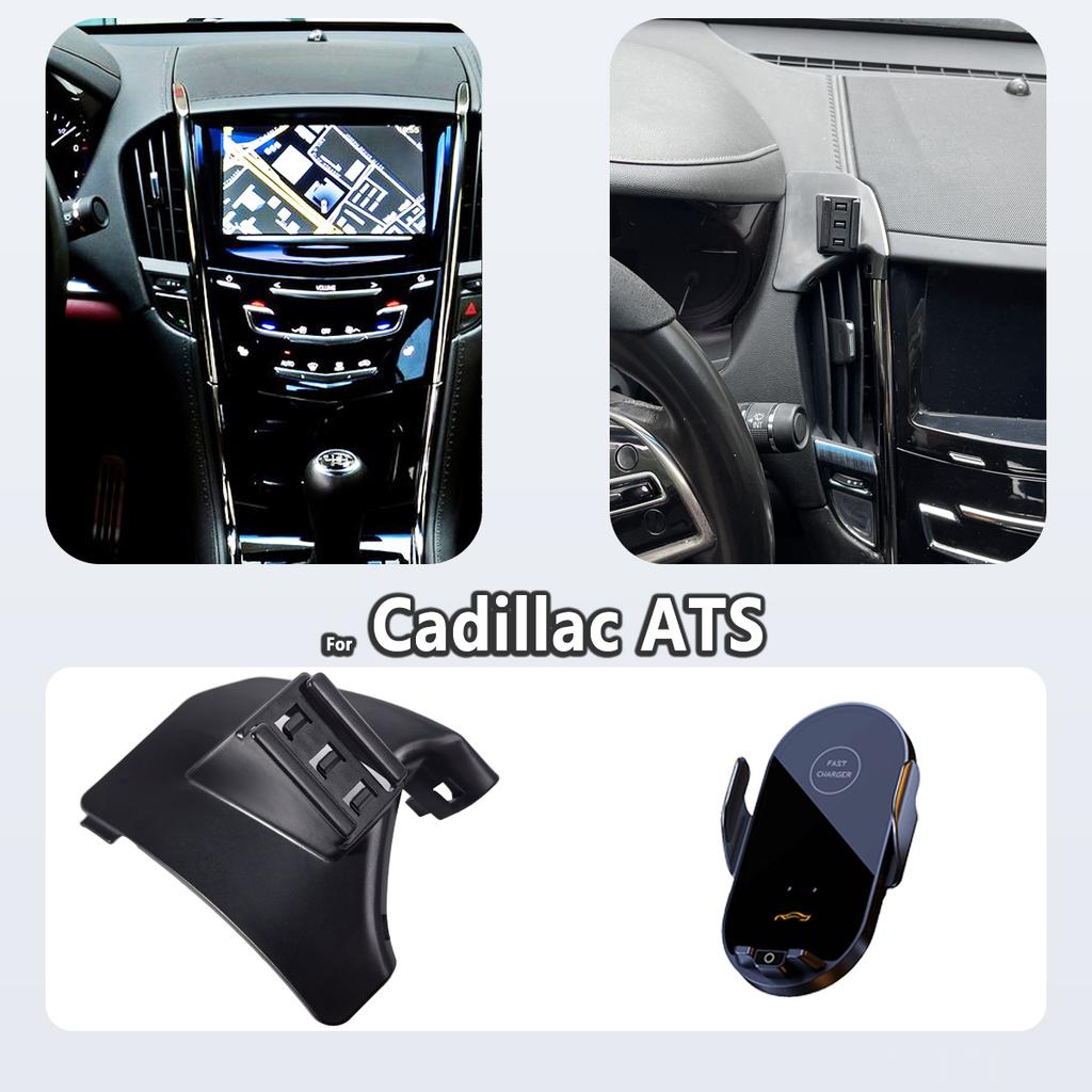 Special Phone Holder For Cadillac ATS 2013 2014 2015 2016 2017 2018 2019 Magnetic Car Phone Mount Smart Sensing Invisible Base AIN1