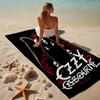proof beach towel with a Ozzy Madman pattern - soft,absorbent,quick-drying,machine washable - perfect for swimming,camping,bathing