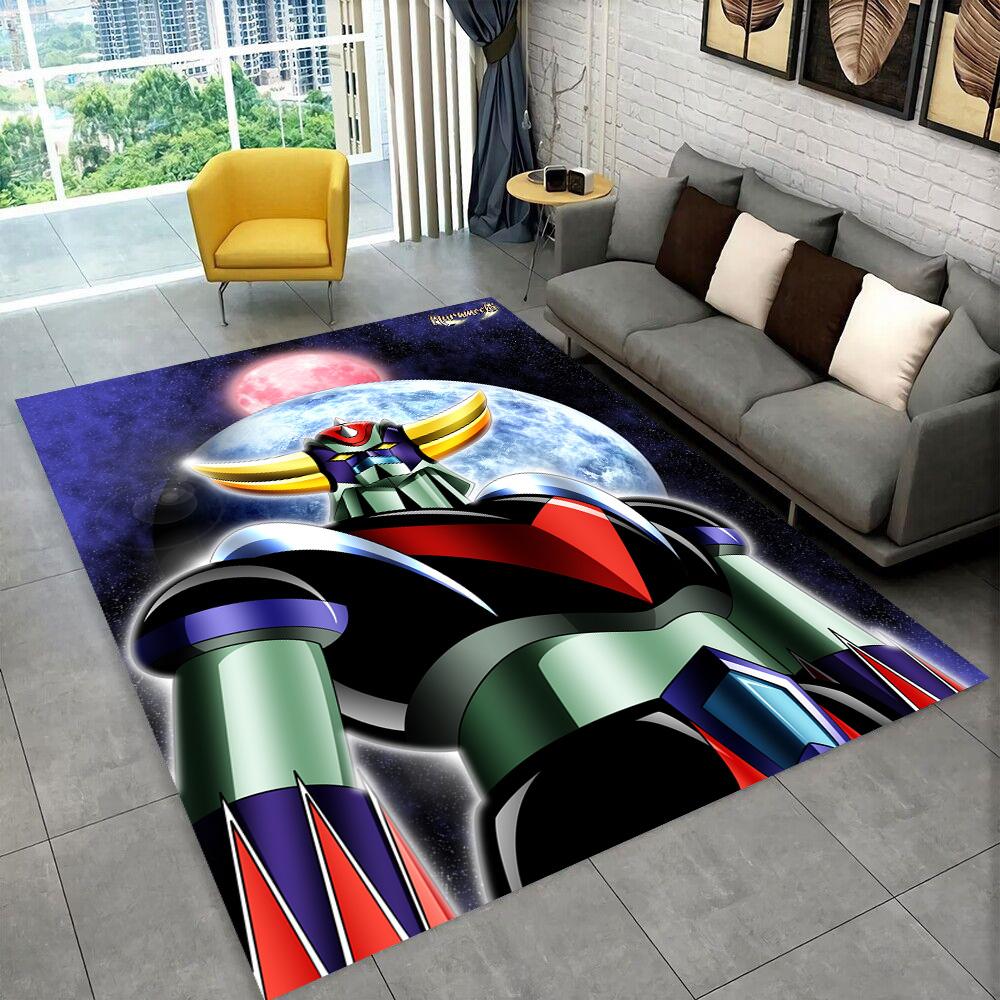 НЛО робот Grendizer аниме мультфильм коврик, ковер для дома гостиная спальня диван коврик для двери декор, детские игры нескользящий напольный коврик 3D