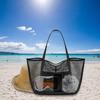 Beach Tote Bag Shoulder Storage for Women Camping Shopping Picnic