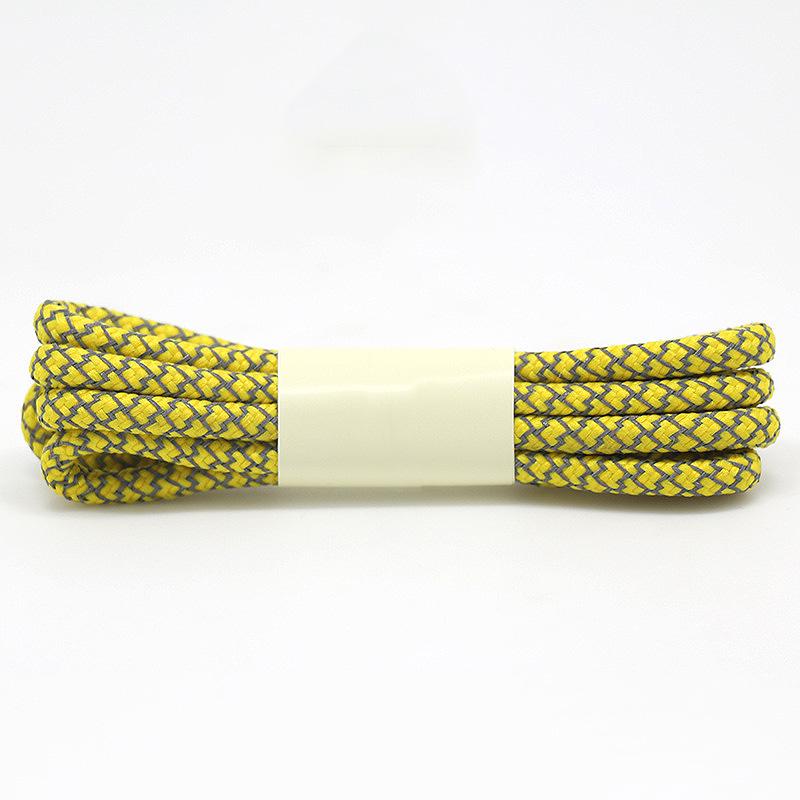 Шнурки Шнурки Светоотражающие Круглые Плетение Шнур Кроссовки Струны Спортивные Плоские Туфли Веревка Поставка Обуви