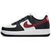 Nike Air Force 1 GS Black Dark Team Red Kids Sneakers Summit-White White FZ4351-001