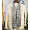 Available In All Seasons, French Double-Layer Silk Strip Scarf, Elegant Temperament, Gift-Giving Mulberry Silk Silk Scarf, Scarf For Women
