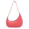 Stylish Mid-sized Crescent Handbag For Women 2024 Simple Urban Pu Leather Bag