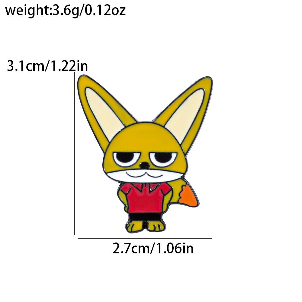 28 Штук Crazy Зверополис Металлическая Значок Ник Лис Джуди Кролик Сплав Эмаль Брошь Горячая Распродажа