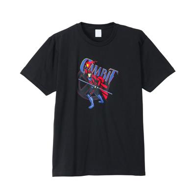 Футболка Small Planet Marvel 50 Design L, размер 44/Gambit, черная дымчатая