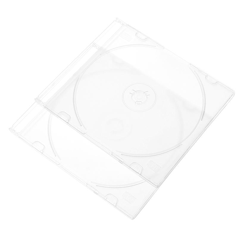 Чехол для хранения компакт-дисков Прозрачная подставка Акриловые держатели для компакт-дисков Держатель для хранения DVD Прозрачный