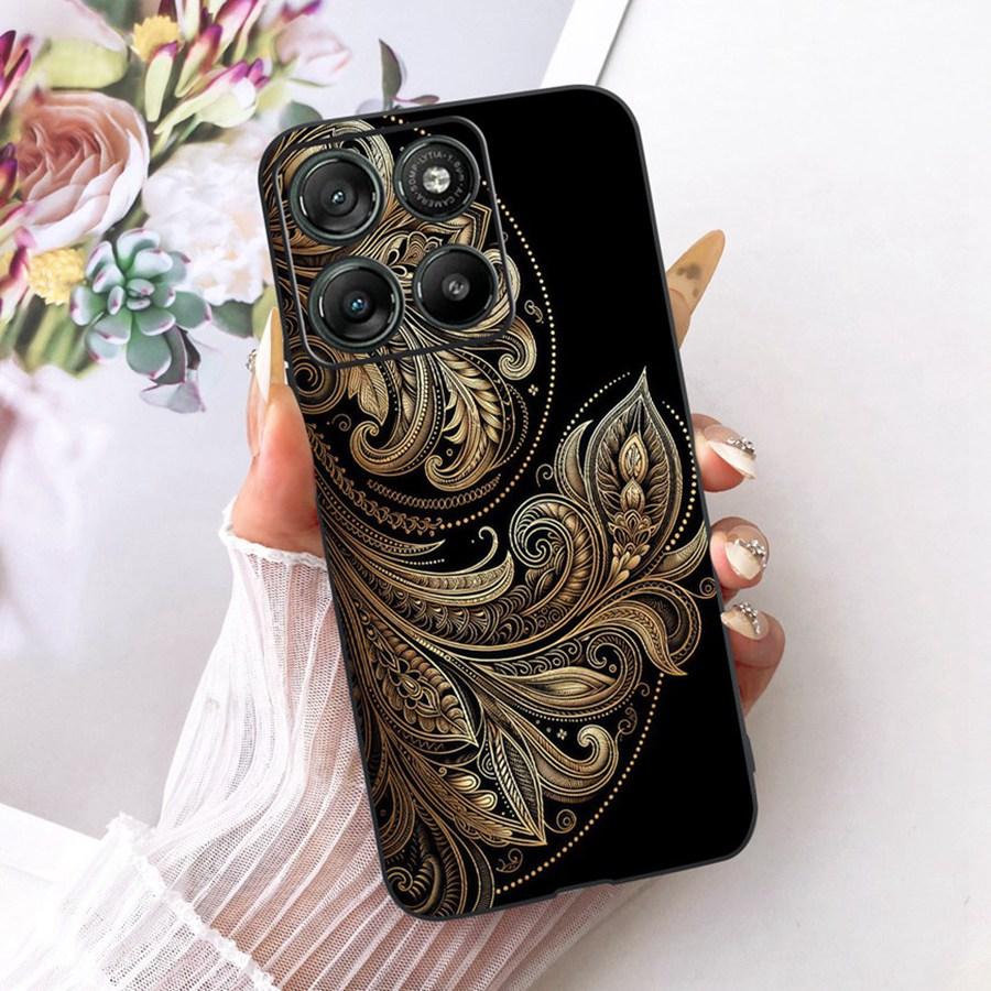 Для Motorola Moto G67 G77 Чехол Роскошный Чехол с Рисунком Бабочки 6.78'' Мягкий Силиконовый Чехол для Телефона Для Moto G77 g 67 5G Fundas Coque