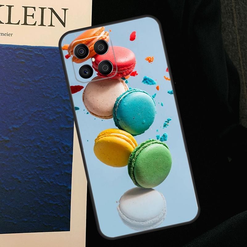 Macarons Cake Dessert Cute Case For Honor X8b X9b X9a X8a X8 X9 X9c 50 70 90 Lite Honor 200 Lite Magic 5 6 7 Pro Cover