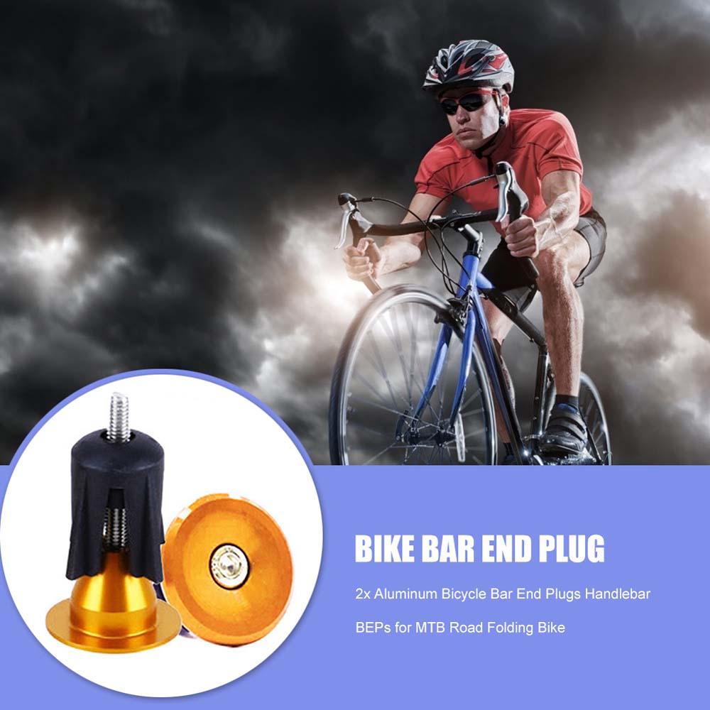 Accessories Aluminum Zinc Zinc Alloy Road Bike Bar End Cap Bicycle Grips Plugs Handlebar Caps Handle Bar Plug