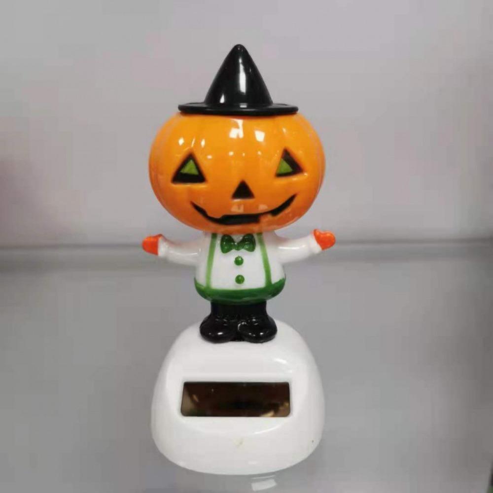 2pcs Solar Power Halloween Ghost Toys Funny Animal Dancing Toy Shaking Head Dolls Birthday Gift