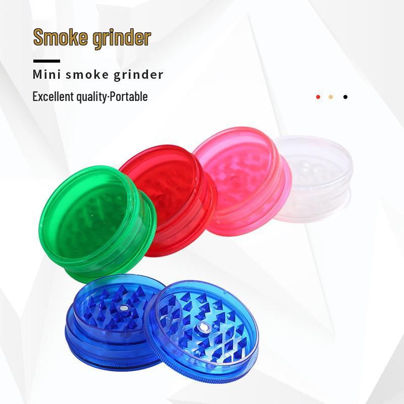 60mm 3-Layer Colored Plastic Grinder