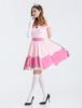 Mario super marie fairy tale princess cosplay pink princess uniform seduction cosplay