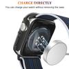 Glass+Metal Case For Apple Watch Ultra 49mm Accessories Protector Bumper Tempered iwatch series 8 7 se 45mm 41mm 44mm 40mm cover