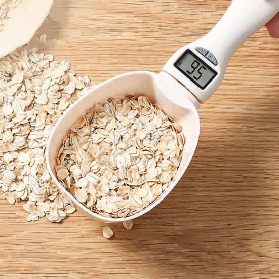 Цифровые мерные весы-ложки с высокой точностью 800 г/1 г 500 г/0,1 г ЖК-дисплей Электронный дозатор корма для собак и кошек Приправы для взвешивания корма