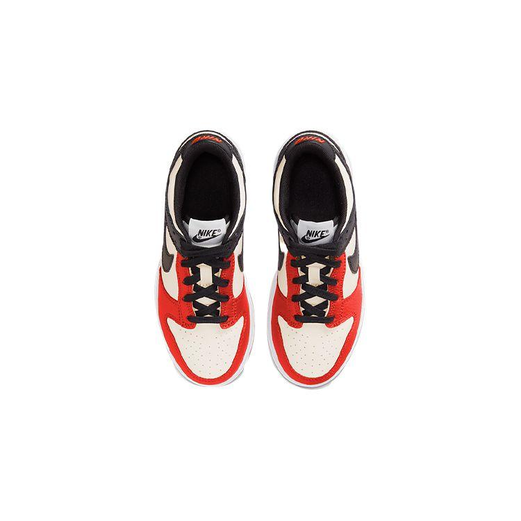 NBA x Nike Dunk Low EMB PS 75-летие - Bulls Детские кроссовки Красный Парусный Черный DC9564-100