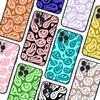 Забавный чехол для телефона со смайликом для iPhone 8 7 6 6S Plus X SE 2020 XR XS 14 11 12 13 Mini Pro Max Мобильный чехол