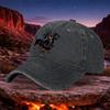 1pc Dachshund Print Vintage Style Unisex Washable Baseball Cap Casual Trendy Black Outdoor Hat For Parties Camping Hiking S